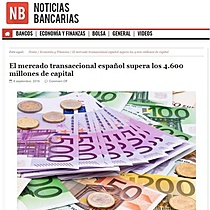 El mercado transaccional espaol supera los 4.600 millones de capital